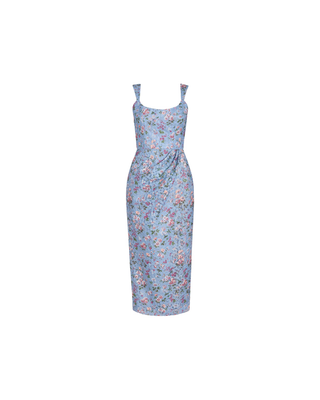 MARLA LACE WRAP SKIRT MIDI DRESS