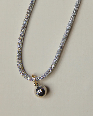 SILVER LUREX NECKLACE CORD