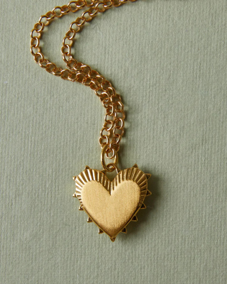 SMALL HEART OF GOLD NECKLACE