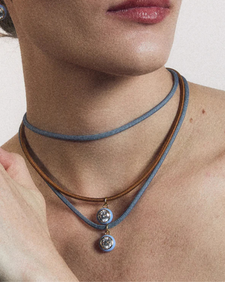 COPPER CLASP CORD NECKLACE