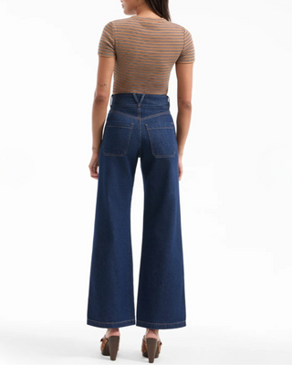 TAYLOR PATCH POCKET WIDE LEG JEAN