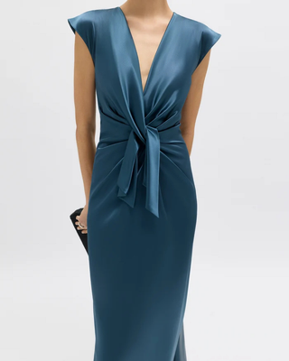 FLUTTER SLEEVE AVA GOWN