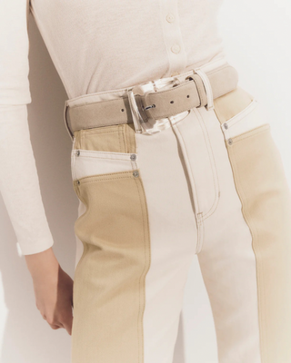 SUEDE RESIN ARCH BELT