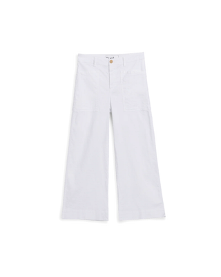 LIMERICK CROPPED WIDE-LEG PANT