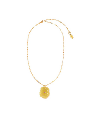 NEW BLOOM NECKLACE IN CANARY