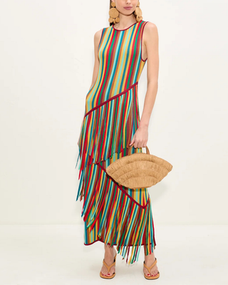 SPIRAL KNIT DRESS
