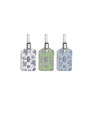 NEW ORLEANS TOILE LUGGAGE TAG SET - FEBE Clothing