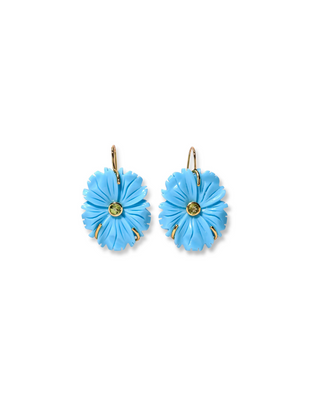 NEW BLOOM EARRINGS IN CERULEAN