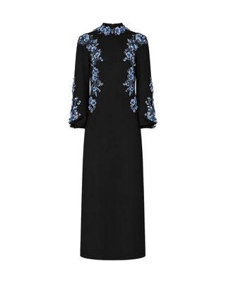 MARISTELLE CREPE COLUMN DRESS