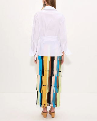 ZAZA KNIT FRINGE SKIRT