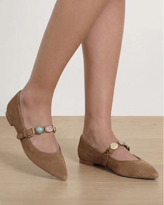 SELENE EMBELLISHED FLAT