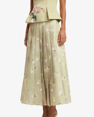 JUNE PLEATED MAXI SKIRT