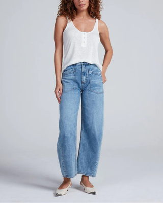 TWISTED BARREL JEAN