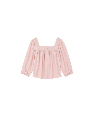 THE EYELET BUTTON SLEEP TOP