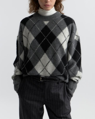 DONNIKA ARGYLE SWEATER