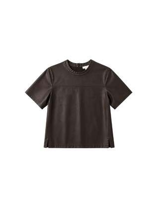 LEATHER BIGGISH TEE