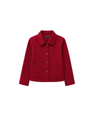 CABLE BUTTON FRONT JACKET