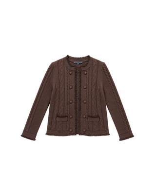 CABLE KNIT CARDIGAN