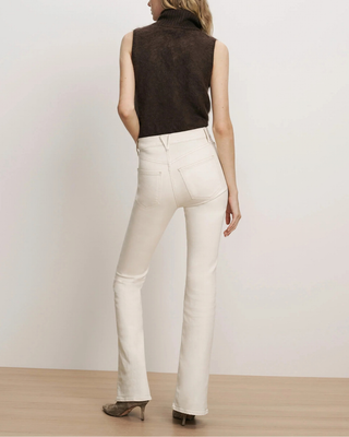 MAZZY BRUSHED CASHMERE SLEEVELESS SWEATER