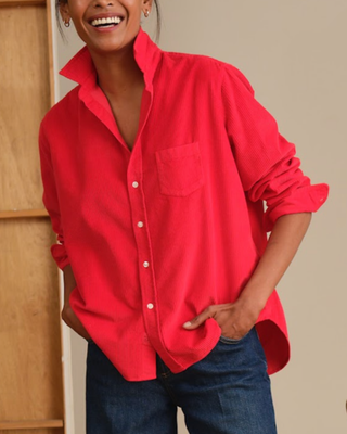 EILEEN RELAXED BUTTON-UP SHIRT