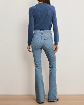 BEVERLY HIGH RISE SKINNY FLARE W/ PATCH POCKETS