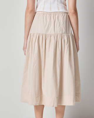 POPLIN YOKE SKIRT