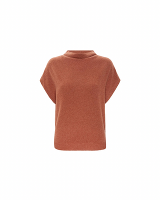 MORTEN FUNNEL NECK CASHMERE TOP
