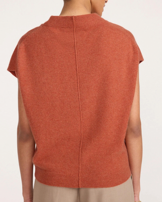 MORTEN FUNNEL NECK CASHMERE TOP