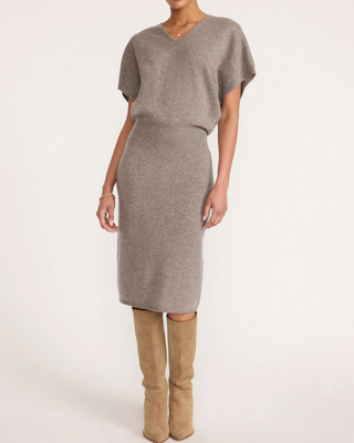 OPHI VEE CASHMERE DRESS