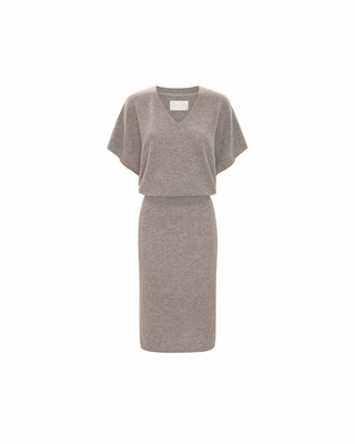 OPHI VEE CASHMERE DRESS
