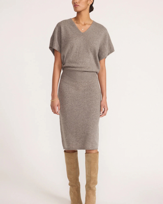 OPHI VEE CASHMERE DRESS
