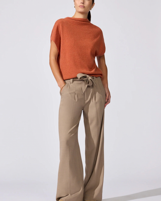 MORTEN FUNNEL NECK CASHMERE TOP