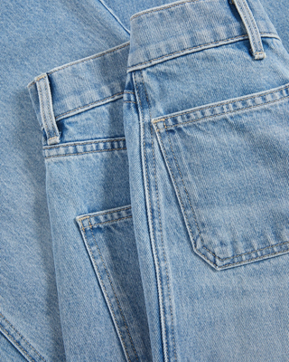 TAYLOR CROPPED PATCH POCKET WIDE-LEG JEAN