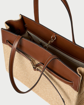 AIDAN STRAW WORK TOTE