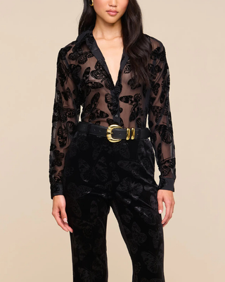 LAURENT BUTTON UP BLOUSE