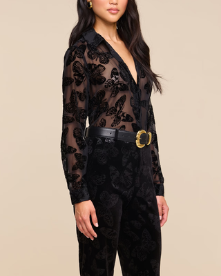 LAURENT BUTTON UP BLOUSE