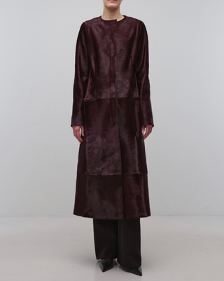 BOWIE COLLARELESS COAT