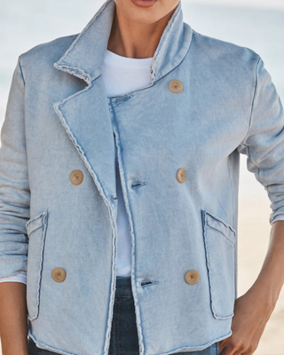 MINI BELFAST CROP PEACOAT