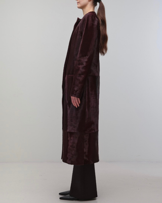 BOWIE COLLARELESS COAT