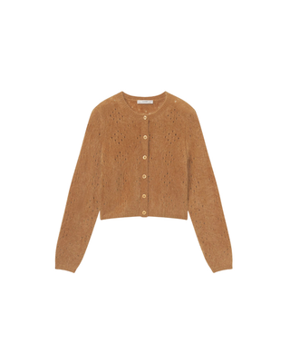 THE CASHMERE AIRY TEDDY CARDI