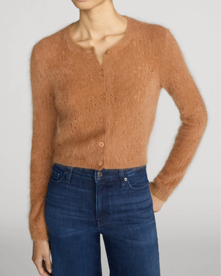 THE CASHMERE AIRY TEDDY CARDI