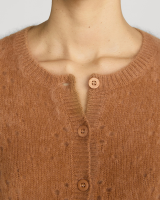 THE CASHMERE AIRY TEDDY CARDI