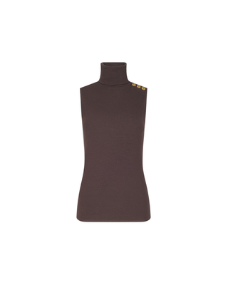 CECI SLEEVELESS TURTLE NECK