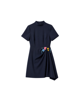 DRAPED MIN-B DRESS