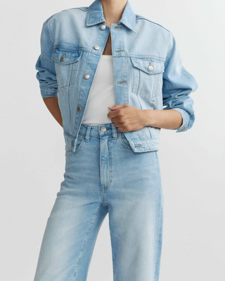 KARMINE REFINED WIDE LEG STRAIGHT LEG JEAN