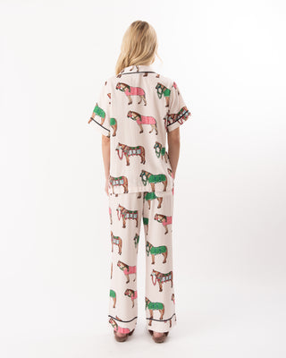 EQUESTRIAN ELEGANCE PAJAMA PANTS SET