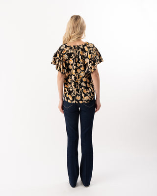 LILO FLUTTER SLEEVE BLOUSE