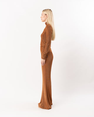 LUREX JERSEY TURTLENECK T-SHIRT