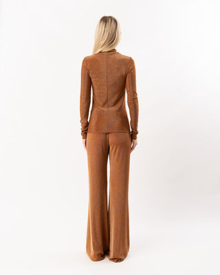 LUREX JERSEY TURTLENECK T-SHIRT