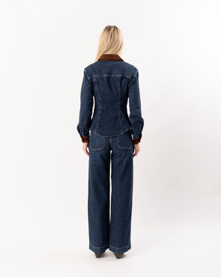 SUEDE COMBO AUTUMN TOP